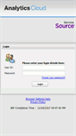 Mobile Screenshot of analyticscloud.servicesource.com