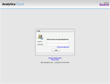 Tablet Screenshot of analyticscloud.servicesource.com