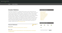 Desktop Screenshot of ir.servicesource.com